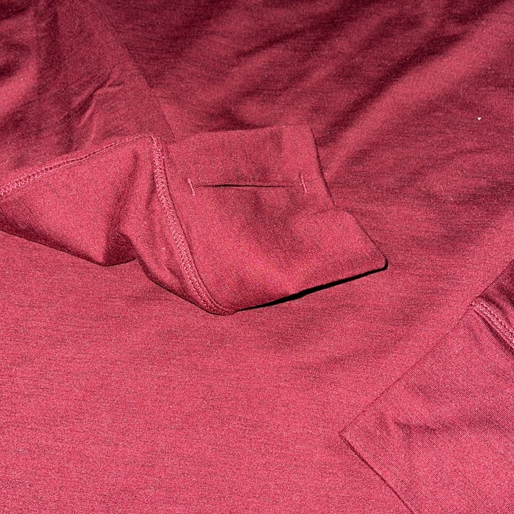 Maroon Side Zip Pullover - image 3